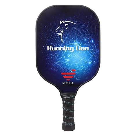 Running Lion One Year Warranty| Pickleball Paddle Lightweight Graphite Face|Durable Racket with Advanced