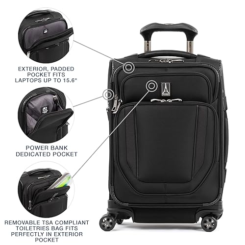 Travelpro Crew Versapack Softside Expandable Spinner Wheel