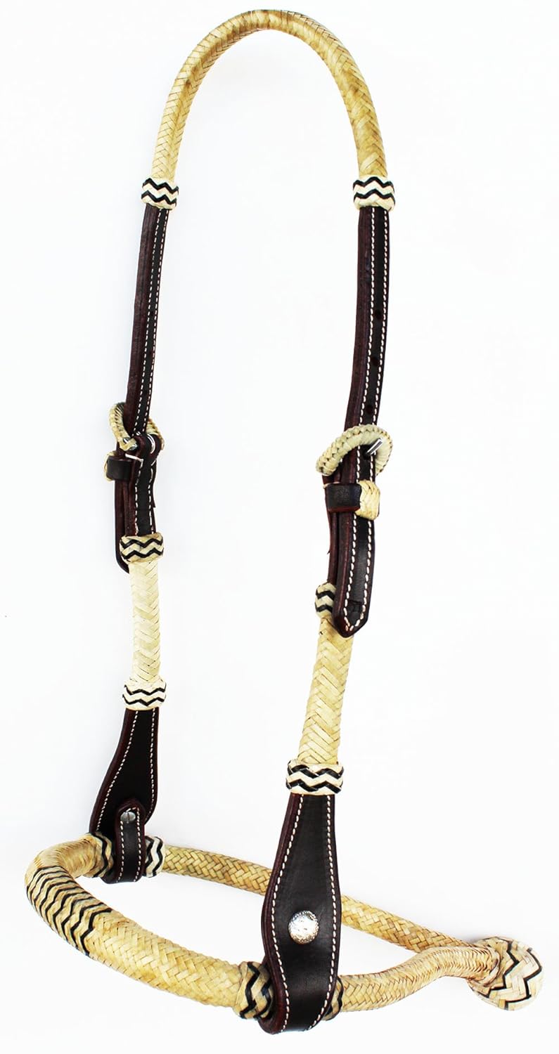 PRORIDER Horse Western CORE BOSAL Hackamore BITLESS Bridle