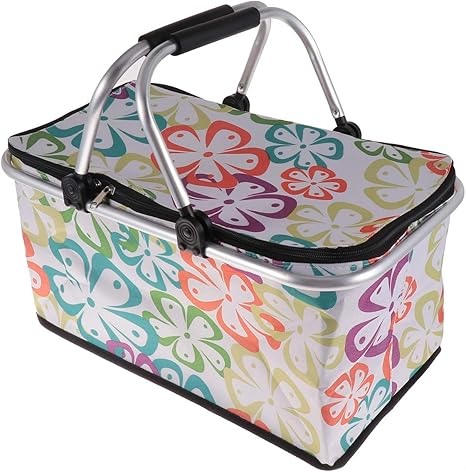 Amazon Iplusmile ピクニックバッグ かご 30l ピクニックバスケット ソフトクーラー 大容量 折りたたみ 手提げ 花見 運動会 キャンプ アウトドア クーラーバッグ ランチバッグ ランチ巾着 ランチベルト オンライン通販