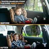 EcoNour Car Window Shades for Baby 4 Pack 20 x 12 inch Sun Protection view 7