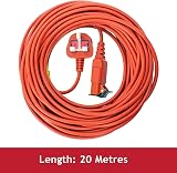 Spares2go 20 Metre Cable & Lead Plug for Flymo Lawnmower & Hedge Trimmer view 4