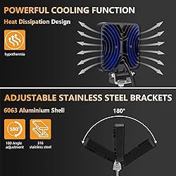 4 Inch LED Light Pods Bar with Wiring Harness, Cube
