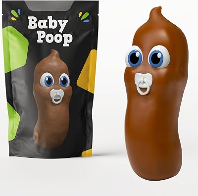 Gifton Poo DNA Stress Ball Kids Adults Funny Squeeze Fidget Toy Relief Gift