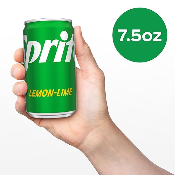SPRITE LEMON LIME SODA SOFT DRINKS, 7.5 FL OZ, 6 PACK