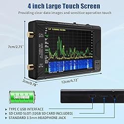 ALIESTFDNO 2025 Upgraded TinySA Ultra+ZS406