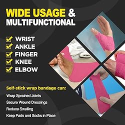 OK TAPE 12 Rolls Self Adhesive Bandage