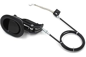 KUANYUOO Plastic Pull Recliner Handle 3" by 3.5" with Cable (Total 36", Exposed Adjustable 4.5" to 4.9"), Fits Ashley Lazy Boy and Most Recliner Brands Couch Sofa Chair