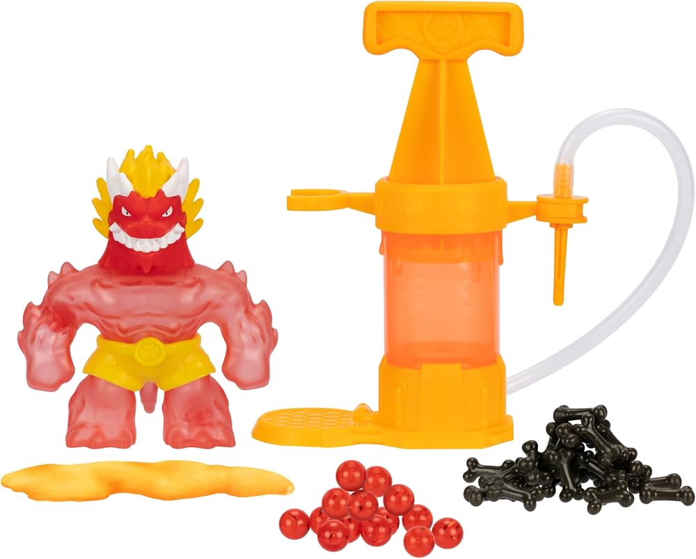Heroes of Goo Jit Zu Hero Creator Blazagon with 3 Goo Fillings