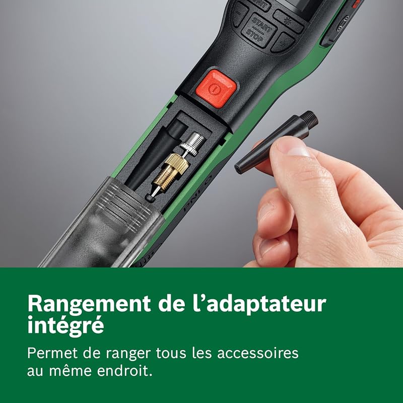 PNEO Pompe à air sans Fil (INCL. Jeu d'adaptateurs de Pression, Batterie 4V et Sac en Tissu)