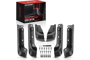 A-Premium Mud Flaps Delete Compatible with GMC Sierra 2500 HD/3500 HD 2020-2025, No Drilling Required Mud Guards Delete with 