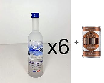 Grey Goose Vodka Minis - 6x 5cl (40% Vol)