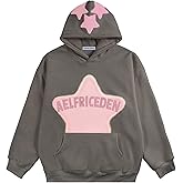 Aelfric Eden Graphic Hoodies for Men Y2K Printed Hoodie Sweatshirt Casual Oversized Long Sleeve Vintage Streetwear Pullover