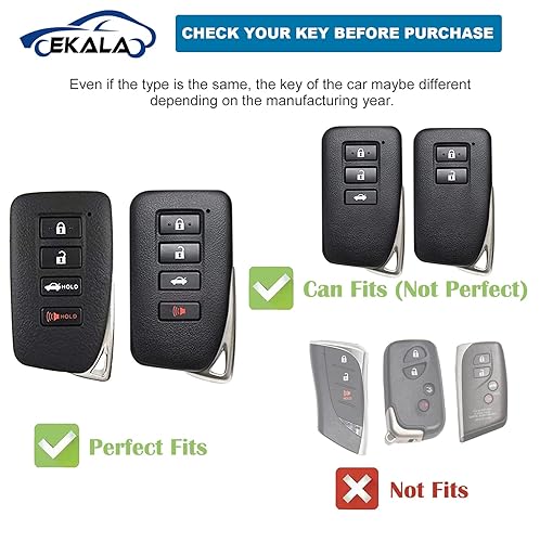 EKALA For Lexus Key Fob Cover Soft TPU Full Protection Smart Car Key - View #11