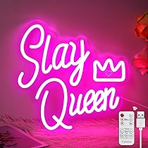 Pink Princess ST Neon Sign - LED Wall Decor For Girls Room, Bedroom & Party Lighting