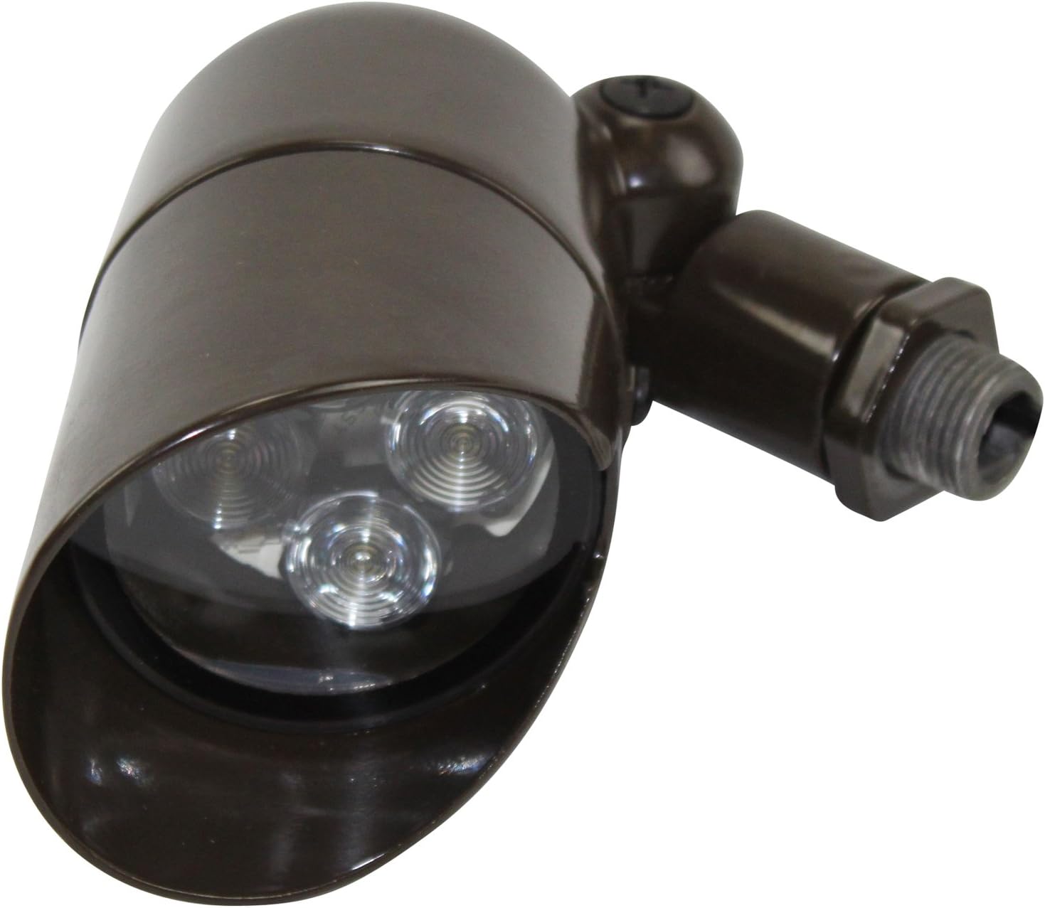 Hadco Lighting BLW5D4LC-H Low-Voltage LED Landscape Bullyte Light Fixture, Bronze