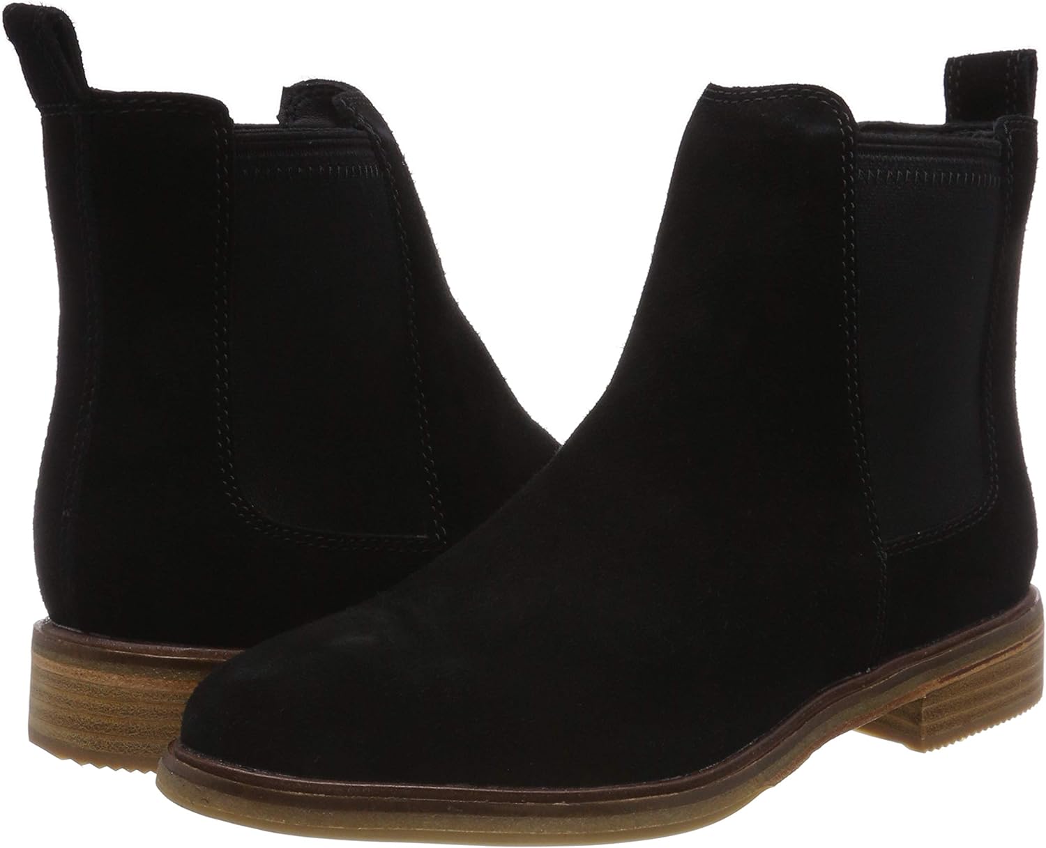 clarks chelsea boots black