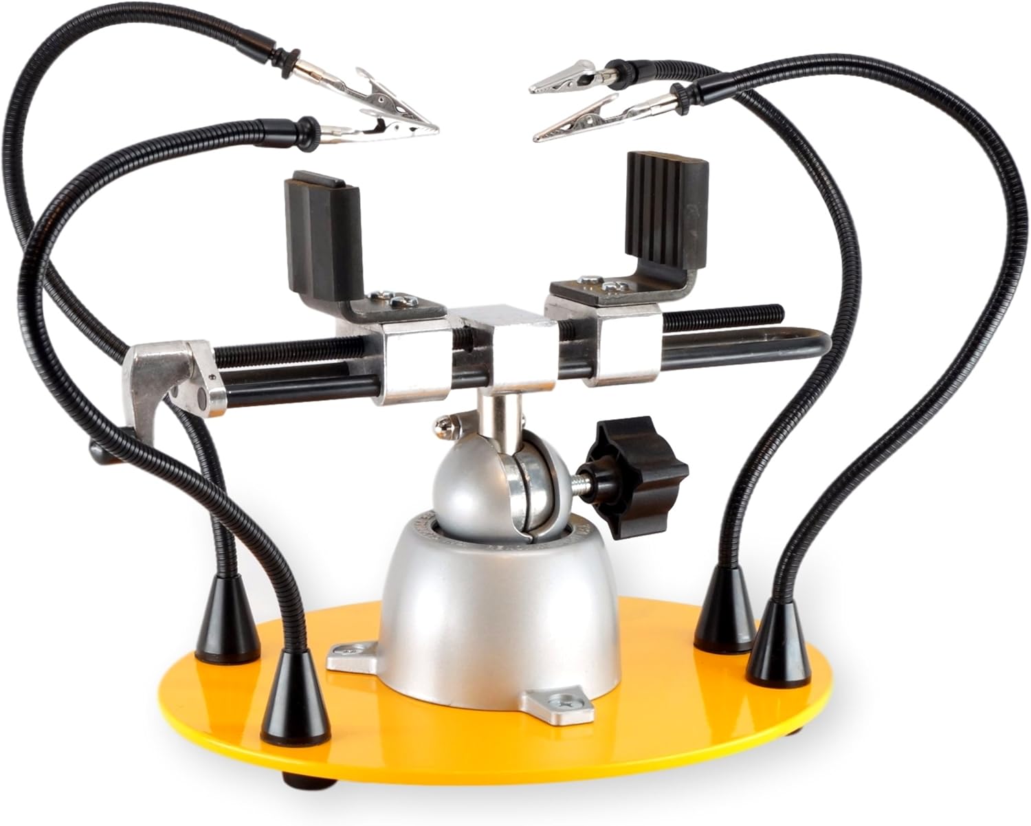 QuadHands WorkBench Mount - Helping Hands Third Hand Tool with Magnetic Arms and Panavise Mounting System - - 