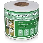 Emycool 115ft Tree Wrap for Damaged bark, Tree Trunk Wraps to Protect Bark, Tree Trunk Protectors from Deer and Animal, Durable and Effective