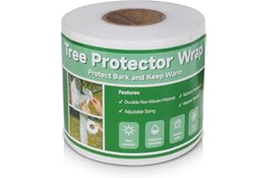 Emycool 115ft Tree Wrap for Damaged bark, Tree Trunk Wraps to Protect Bark, Tree Trunk Protectors from Deer and Animal, Durable and Effective