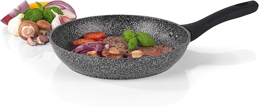 Salter® BW05753S1N Megastone Collection Non-Stick Forged Aluminium Wok, 28 cm, Silver, Dishwasher & Metal Utensil Safe, 100% PFOA Free, Induction Hob Suitable Salter® BW05753S1N Megastone Collection Non-Stick Forged Aluminium Wok, 28 cm, Silver, Dishwasher & Metal Utensil Safe, 100% PFOA Free, Induction Hob Suitable