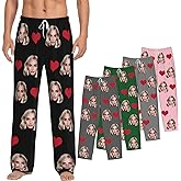Personalized Pajamas Pants with Photo for Men Women, Custom Pajama Pants Anniversary, Mens Pajama Pants with Pockets