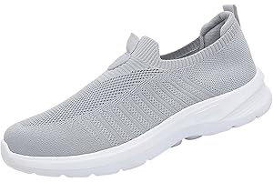 Workout Shoes for Men Lightweight Breathable Fashion Sneakers Soft Sole Walking Shoes with Arch Support Athletic Footwear