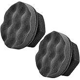 IPELY 2 Pack Large Tire Shine Applicator Pad, Durable and Reusable Hex-Grip Tire Dressing Applicator Pad for Applying Tire Sh