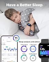 BRAVE 2 Kids Smart Watch 1.8in Heart Rate IP68 Pedometer 80 Sports view 4