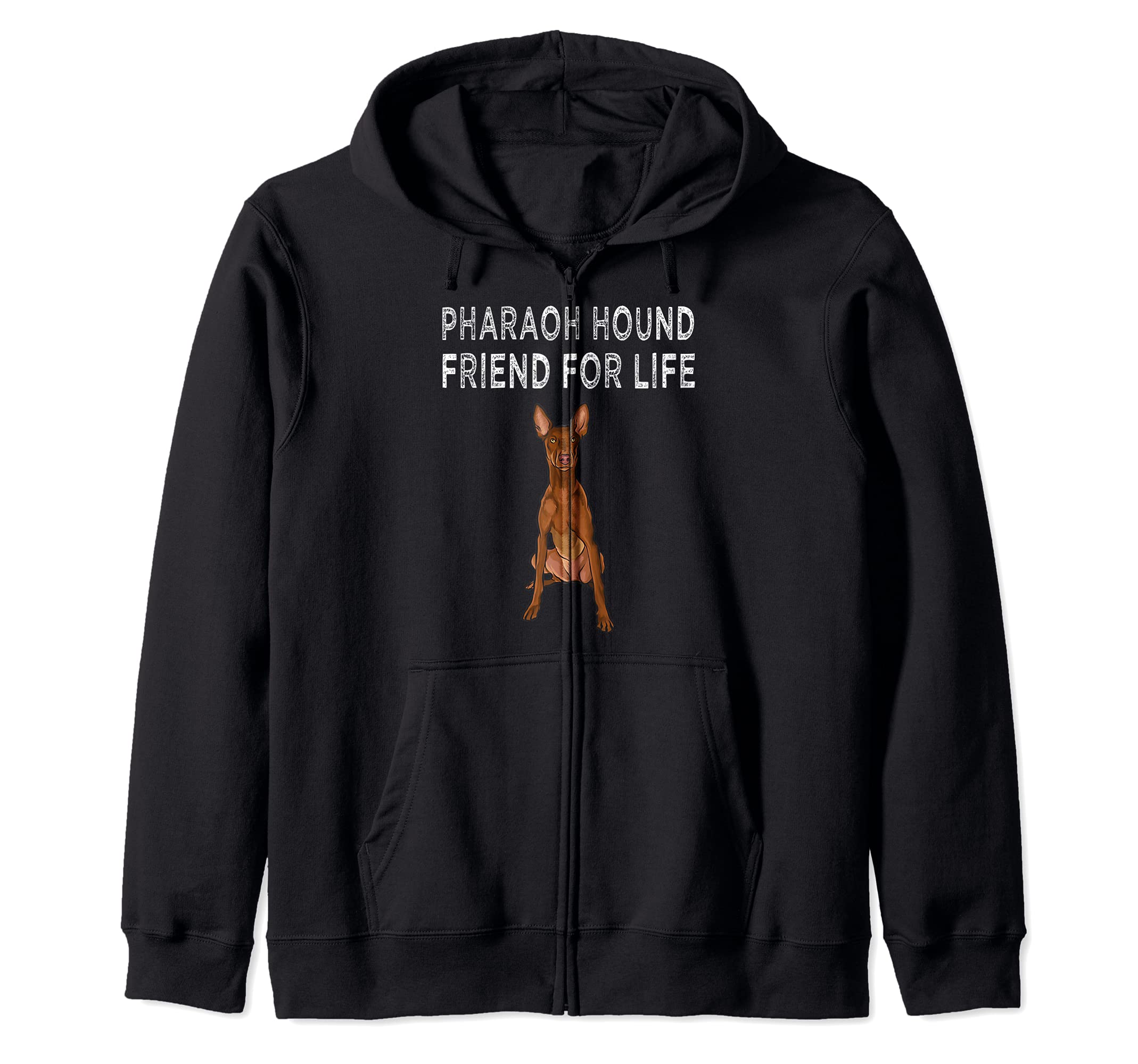 Pharaoh Hound Friend For Life Dog Lover Friendship Zip Hoodie