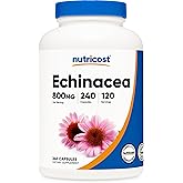 Nutricost Echinacea 800mg, 240 Capsules - Vegetarian Caps, Non GMO, Gluten Free, 120 Servings