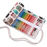 Astuccio Portamatite Rotolo In Tela Per 36 Matite Colorate - Ragazza Ballo - Matite Non Incluse - 5