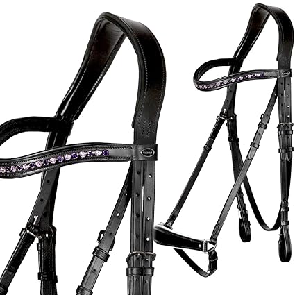 Heinick-Reitsport Trense Hannoveranisch hannoversch Schwarz Weiß ~ Violetta ~ WB VB
