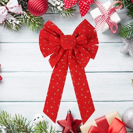 Fiocchi Di Natale Fiocchi Decorativi Albero Di Natale