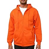 LINMYZAI Men's Full Zip Hoodie Fleece Long Sleeve Hooded Sweatshirt Pullover Men Lightweight Athletic Hoodies