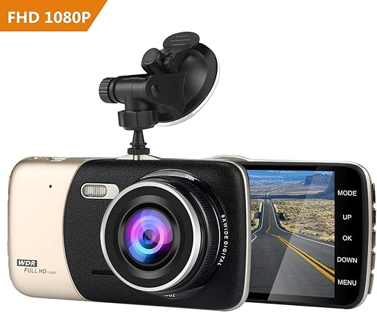 Amazon ドライブレコーダー ドラレコ 前後カメラ Hd1080p 4インチ 170度広角 Gセンサー搭載 車載カメラ ドラレコ 駐車監視 ドライブレコーダー本体 車 バイク
