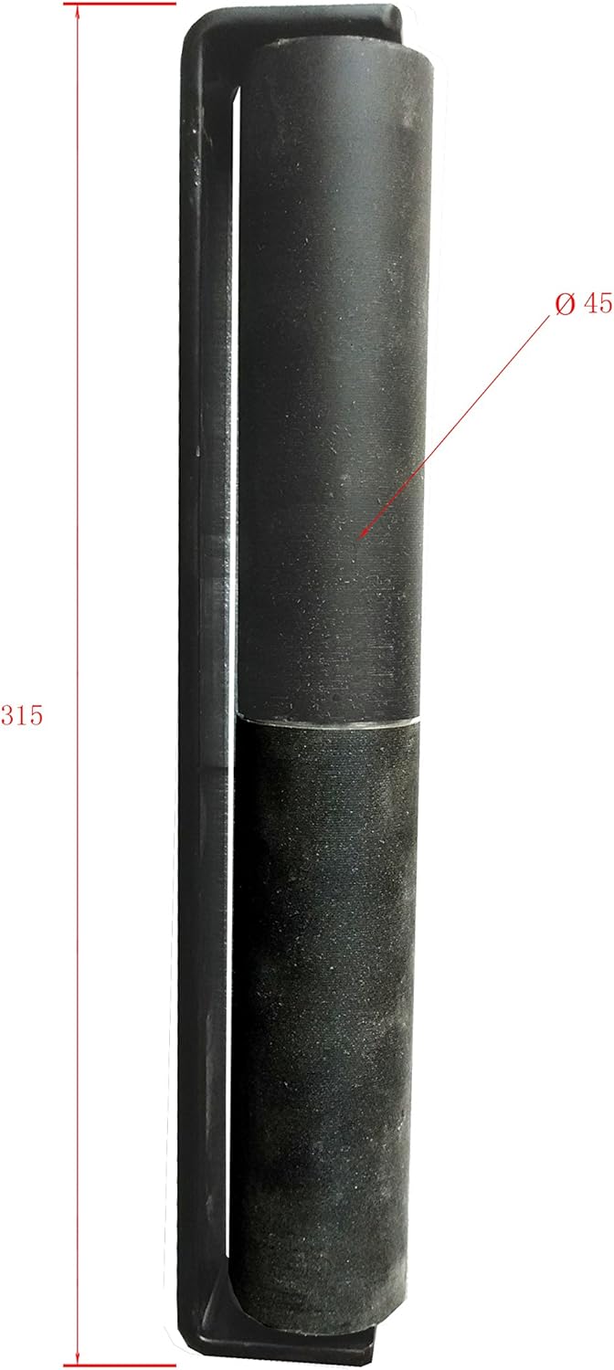 ALEKO Side Roller for Sliding Rolling Gate Guide Roller Black Guide with Bracket, 12-inch - Gate Accessories - 