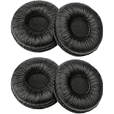 BINGLE Ear Cushions Ear Pads Replacement 50mm Covers for Plantronics/Jabra | Ear Pads for Plantronics HW251N HW261N HW510 HW520 Blackwire C320 3220 3210 3320 Jabra PRO 920 930 Biz 1500 GN2000 Headphones