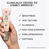 IT Cosmetics CC+ Nude Glow Foundation Medium 32ml Niacinamide Hyaluronic Acid view 5