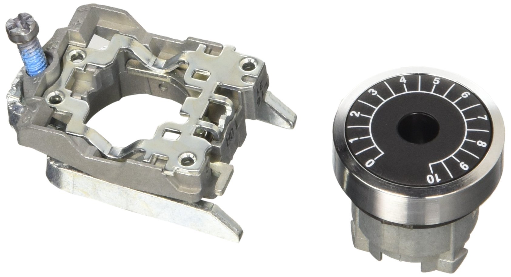 Schneider Electric Potentiometer head, Harmony XB4, metal,black, 22 mm, for use with 6 mm shaft