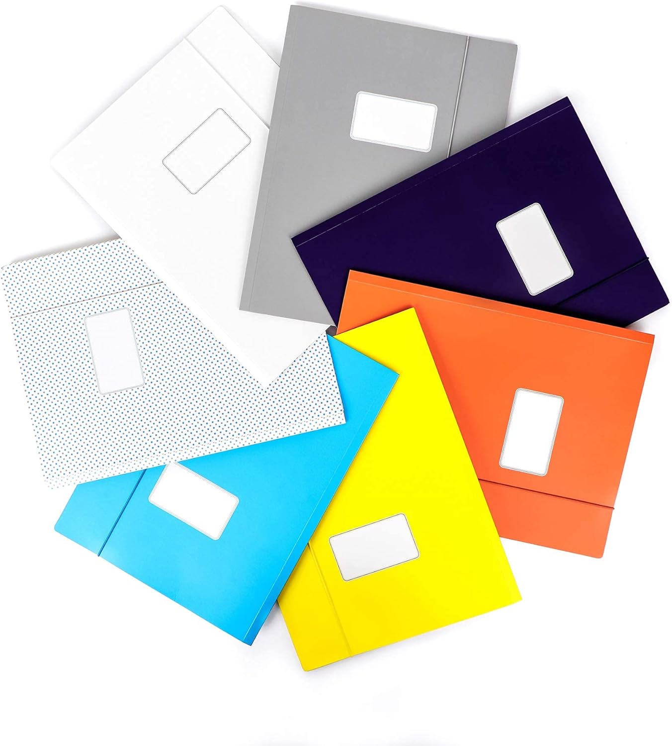 File folders Colored Hanging JiaWei - A4 Size Decorative Colored with tabs folders Organizer 7 Cute Designs and Colors Pocket Labels for School Home Office(12pack, Yellow) : Office Products