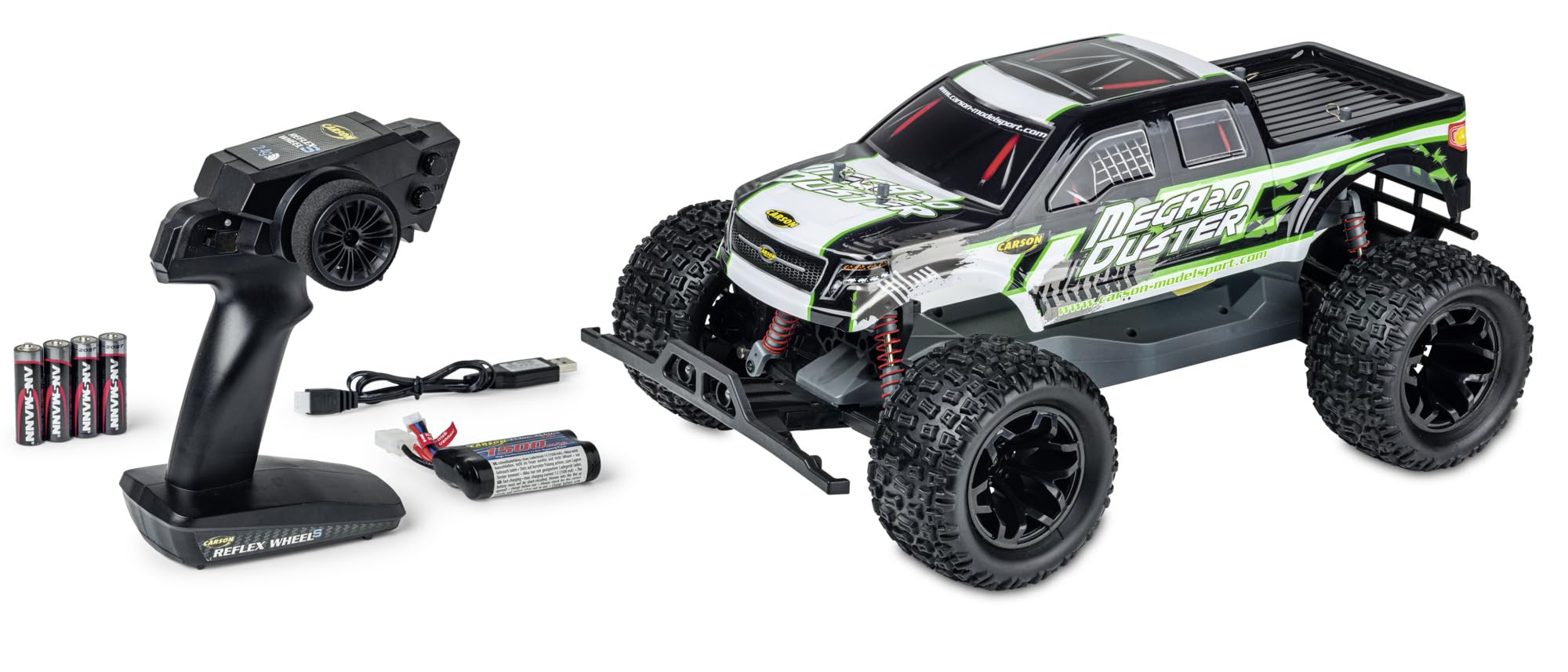 Carson Li-ion FE line 7.4V 1500mAh, replacement battery for RC vehicles, accessories, 500608199