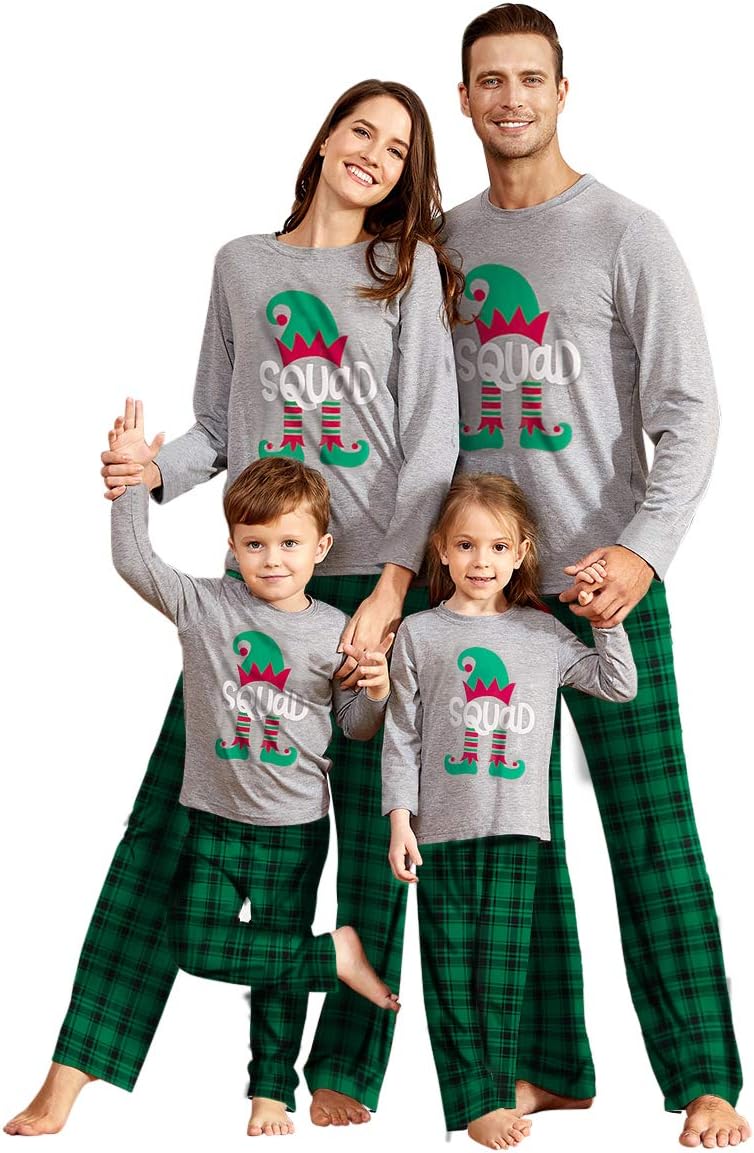 Yaffi Matching Family Pajamas Sets Christmas PJ's Sleepwear for Kids & Adult