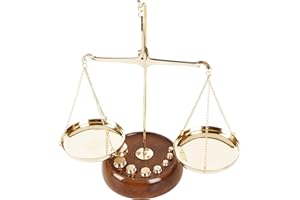 IBA Indianbeautifulart Apothecary Scale Vintage Collectible Brass Weight Scale Home Decor Antique Weight Balancing Scale Taraju