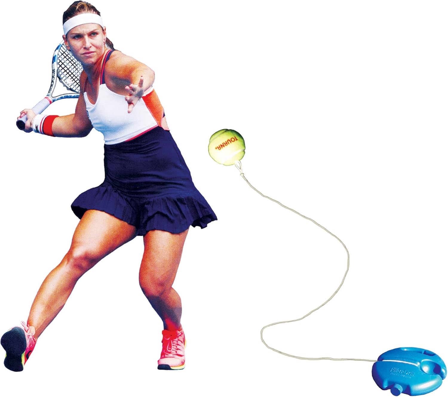 Tourna Fill & Drill Tennis Trainer : Tennis Training Aids : Sports & Outdoors