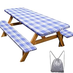 Picnic Table Cover with Bench Covers Camping