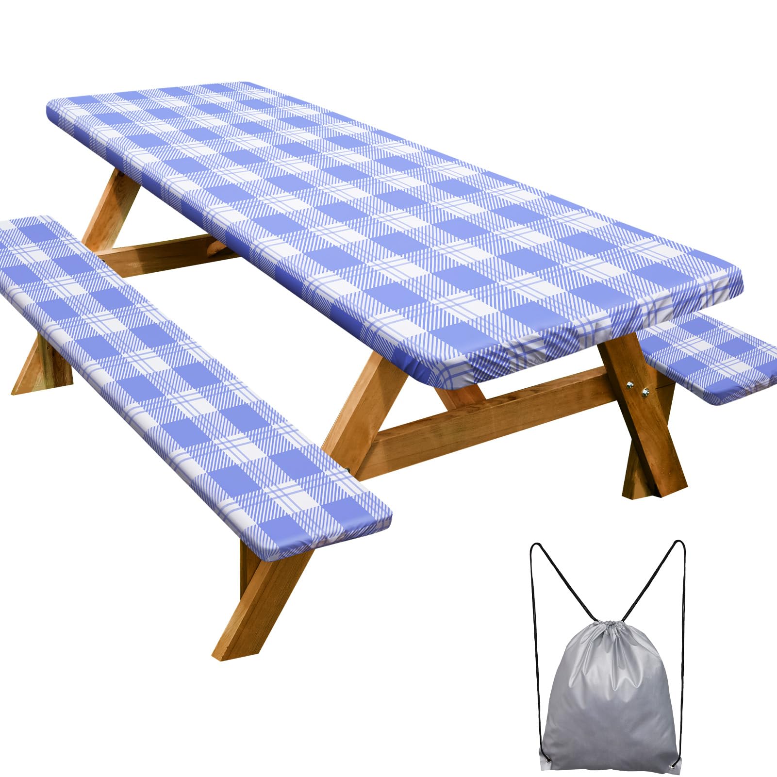 Picnic Table Cover with Bench Covers Camping