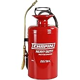 CHAPIN 1244 2-Gallon Steel Pump Sprayer for Concrete &amp; Contractors | Built for professional use, with a Tri-Poxy steel tank, chemical-resistant seals and a metal pump handle for demanding jobs