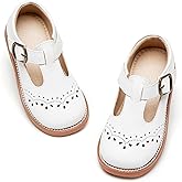 Otter MOMO Toddler Little Girls Oxford Shoes Mary Jane Flat T-Strap School Uniform Party Dress Shoes