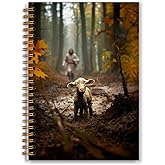 Foritho Christian Notebook, Bible He Left the 99 to Find Me Journal, Religious Prayer Scripture Journals for Writing, Jesus Gifts for Women Journal Journaling, Spiral Notebook 5.5x8.3 Inch